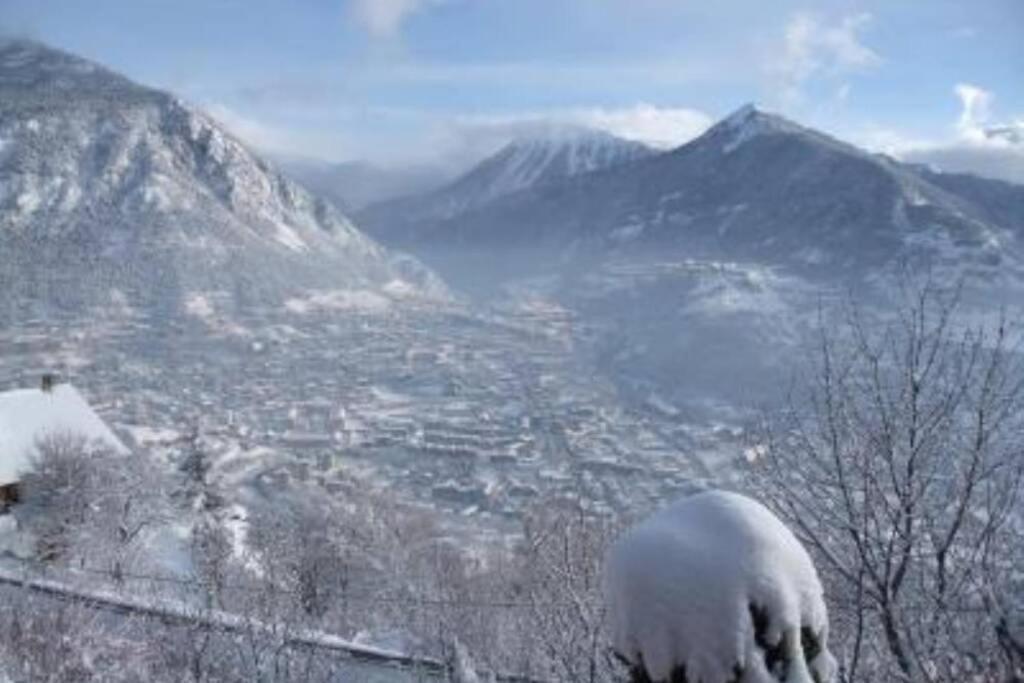 Chalet Serre Chevalier Avec Vue Exceptionnelle Пюи-Сен-Пьер Экстерьер фото