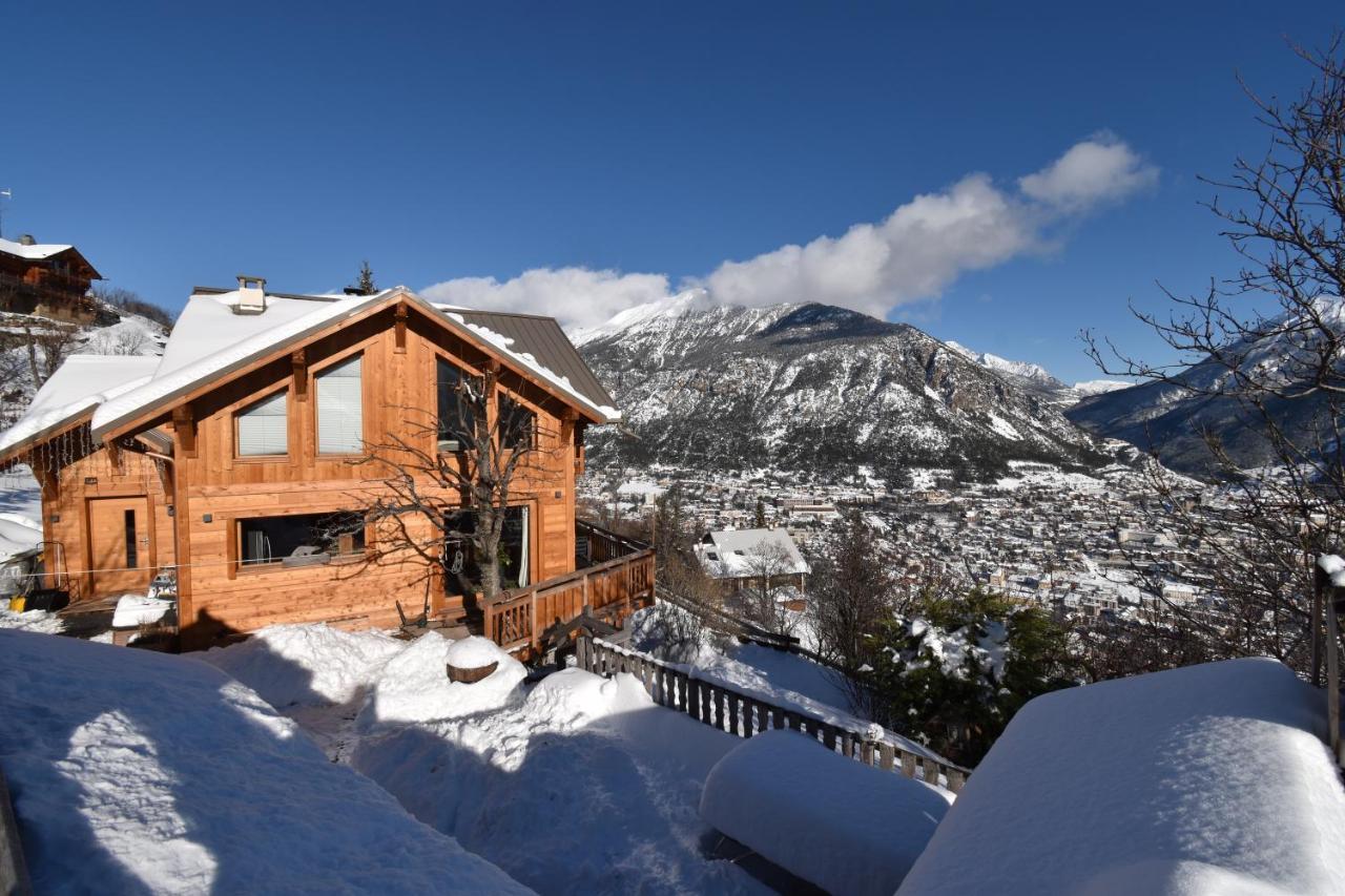 Chalet Serre Chevalier Avec Vue Exceptionnelle Пюи-Сен-Пьер Экстерьер фото